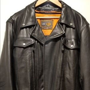 Excellent Leather Bikers Jacket with liner.